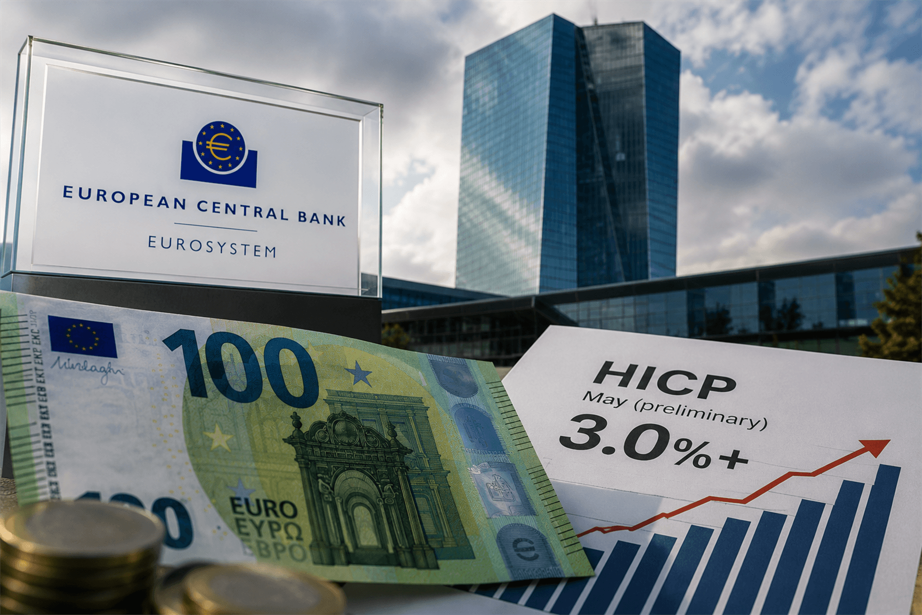 Eurozone CPI could trap the ECB and keep pressure on the euro