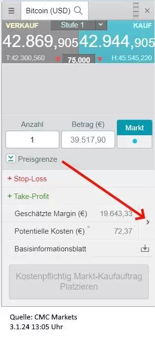 Bitcoin Bestellung Extra