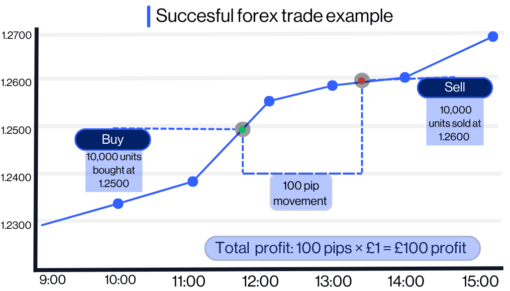 What is Forex trading- successful trade example